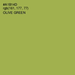 #A1B14D - Olive Green Color Image